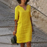 Maelis Dress Maelis Dress Louise Perrin Yellow 8 