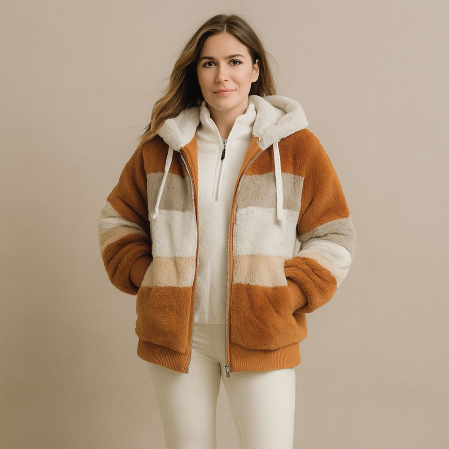 Amandine Cosy Jacket Amandine Cosy Jacket Louise Perrin Caramel 8 