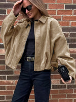 Thalina Bomber Jacket Thalina Bomber Jacket Louise Perrin Light Beige 8 