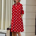 Amance Short Shirt Dress Amance Short Shirt Dress Louise Perrin Red Polka Dot 8 